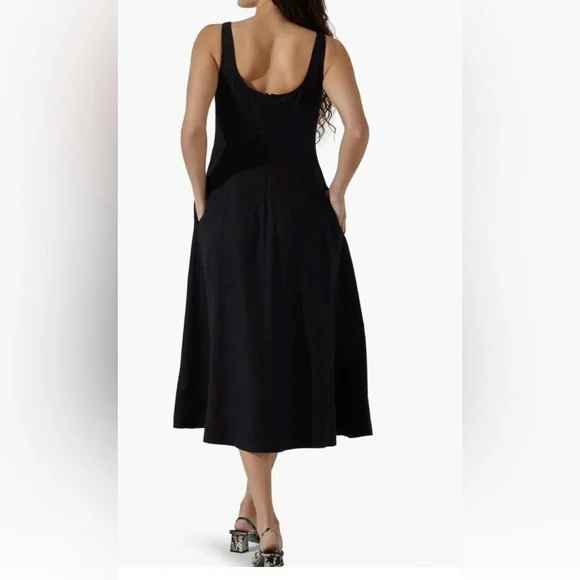 ASTR the Label Black Linen Dress - Picture 2 of 9